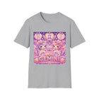 Gemini Kawaii Twin Unicorns T-Shirt – Cute Zodiac Astrology Graphic Tee | Pastel Celestial Fantasy Unicorn Shirt | Gemini Horoscope Gift