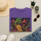 Melting Pocket Watch T-Shirt – Cannabis and Magic Mushroom Graphic Tee | Trippy Surreal Time Warp Shirt | Enchanted Haze Gift