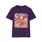 Taurus Kawaii Bull T-Shirt – Cute Zodiac Astrology Graphic Tee | Pastel Celestial Fantasy Bull Shirt | Taurus Horoscope Gift