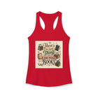 There's No Such Thing as Too Many Books Tank Top – Funny Book Lover Graphic Tank | Cute Literary Quote Summer Top | Reader Gift from The Bookworm’s Hideaway