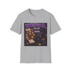 Scorpio Plotting Nothing, Probably T-Shirt – Funny Zodiac Astrology Graphic Tee | Celestial Meme Shirt | Scorpio Horoscope Gift