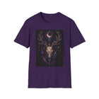 Mystical Deer Skull T-Shirt – Crescent Moon & Antler Fantasy Graphic Tee | Whimsical Fairycore Nature Shirt | Fairy Dust & Moonbeams Gift