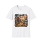Lost at Sea Found Myself T-Shirt – Vintage Pirate Beach Graphic Tee | Nautical Treasure Map Shirt | Coastal Adventure Gift