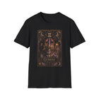 Gemini Celestial Twin Spirits T-Shirt – Mystical Zodiac Astrology Graphic Tee | Moonlit Fantasy Art Shirt | Gemini Horoscope Gift