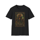 Taurus Enchanted Forest Priestess T-Shirt – Mystical Zodiac Astrology Graphic Tee | Woodland Fantasy Moon Magic Shirt | Taurus Horoscope Gift
