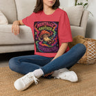 Mentally in Another Dimension T-Shirt – Cannabis and Magic Mushroom Graphic Tee | Trippy Psychedelic Stoner Shirt | Enchanted Haze Gift