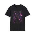 Sagittarius Celestial Archer Priestess T-Shirt – Mystical Zodiac Astrology Graphic Tee | Moon Magic Fantasy Archer Shirt | Sagittarius Horoscope Gift