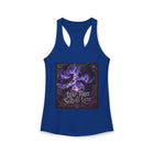 Leap First, Survive Later Tank Top – Dragon Fantasy Graphic Tank | Epic Adventure Quote Summer Top | Fangs & Fairy Tales Gift