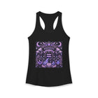 Aquarius Zodiac Crest Tank Top – Mystical Astrology Emblem Graphic Tank | Celestial Moon & Stars Summer Top | Aquarius Horoscope Gift