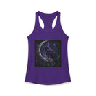 Moonlit Raven Tank Top – Celestial Crow & Crescent Moon Graphic Tank | Mystical Fairycore Summer Top | Fairy Dust & Moonbeams Gift