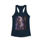 Cancer Celestial Moon Goddess Tank Top – Mystical Zodiac Astrology Graphic Tank | Cosmic Lunar Fantasy Summer Top | Cancer Horoscope Gift