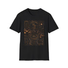 Capricorn Celestial Spell Circle T-Shirt – Mystical Zodiac Astrology Graphic Tee | Witchy Moon Magic Fantasy Shirt | Capricorn Horoscope Gift