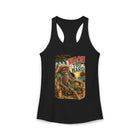 Beach Too Hard Skeleton Tank Top – Funny Beach Vacation Graphic Tank | Tropical Skeleton Summer Shirt | Coastal Vacation Gift
