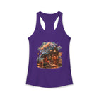 Cozy Book Cottage Tank Top – Whimsical Reading House Graphic Tank | Fantasy Book Lover Summer Top | Literary Gift from The Bookworm’s Hideaway