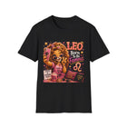 Leo Born To Be Famous T-Shirt – Funny Zodiac Lion Graphic Tee | Cute Astrology Meme Shirt | Leo Horoscope Gift