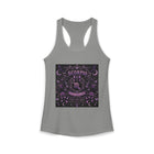 Scorpio Celestial Gothic Crest Tank Top – Mystical Zodiac Astrology Graphic Tank | Dark Fantasy Emblem Summer Top | Scorpio Horoscope Gift