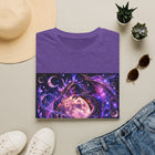 Celestial Dragon Moon T-Shirt – Purple Fantasy Dragon & Full Moon Graphic Tee | Whimsical Fairycore Magic Shirt | Fairy Dust & Moonbeams Gift