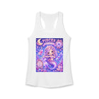 Pisces Kawaii Mermaid Girl Tank Top – Cute Zodiac Astrology Graphic Tank | Pastel Celestial Fantasy Mermaid Summer Top | Pisces Horoscope Gift