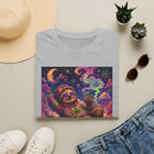 Stoner Sloth T-Shirt – Cannabis and Magic Mushroom Graphic Tee | Trippy Psychedelic Sloth Shirt | Enchanted Haze Gift
