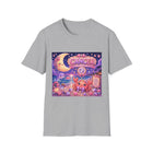 Cancer Kawaii Beach Crab T-Shirt – Cute Zodiac Astrology Graphic Tee | Pastel Coastal Celestial Shirt | Cancer Horoscope Gift