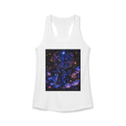Enchanted Fox Village Tank Top – Celestial Woodland Fantasy Graphic Tank | Magical Treehouse Fairycore Summer Top | Fairy Dust & Moonbeams Gift