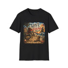 Lost at Sea Found Myself T-Shirt – Vintage Pirate Beach Graphic Tee | Nautical Treasure Map Shirt | Coastal Adventure Gift