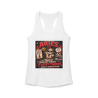 Aries Somehow Turning Everything Into a Competition Tank Top – Funny Zodiac Ram Graphic Tank | Sassy Astrology Meme Summer Top | Aries Horoscope Gift