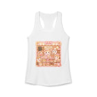 Kawaii Hamster Bakery Tank Top – Cute Pastel Hamster Café Graphic Tank | Sweet Dessert Shop Summer Top | Cutiecore Gift