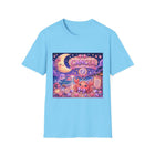 Cancer Kawaii Beach Crab T-Shirt – Cute Zodiac Astrology Graphic Tee | Pastel Coastal Celestial Shirt | Cancer Horoscope Gift