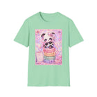 Kawaii Panda Macaron T-Shirt – Cute Pastel Panda Graphic Tee | Sweet Dessert Animal Shirt | Candycore Cutiecore Gift