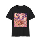 Taurus Kawaii Bull T-Shirt – Cute Zodiac Astrology Graphic Tee | Pastel Celestial Fantasy Bull Shirt | Taurus Horoscope Gift