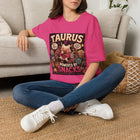 Taurus Powered By Snacks T-Shirt – Funny Zodiac Bull Graphic Tee | Cute Astrology Food Meme Shirt | Taurus Horoscope Gift