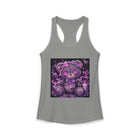 Kawaii Creepy Teddy Bear Tank Top – Pastel Goth Plush Bear Tank with Button Eyes & Spooky Cute Aesthetic