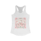Kawaii Bunny Tea Party Tank Top – Cute Pastel Rabbit Bubble Tea Graphic Tank | Sweet Tea Time Summer Top | Cutiecore Gift
