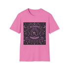 Scorpio Celestial Gothic Crest T-Shirt – Mystical Zodiac Astrology Graphic Tee | Dark Fantasy Emblem Shirt | Scorpio Horoscope Gift
