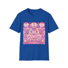 Gemini Kawaii Twin Unicorns T-Shirt – Cute Zodiac Astrology Graphic Tee | Pastel Celestial Fantasy Unicorn Shirt | Gemini Horoscope Gift