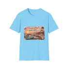 Coastal Road Trip T-Shirt – Vintage Beach Van Graphic Tee | Retro Ocean Sunset Travel Shirt | Summer Adventure Gift