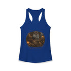 Rain Outside Stories Inside Tank Top – Cozy Book Lover Graphic Tank | Moody Reading Aesthetic Summer Top | Literary Gift from The Bookworm’s Hideaway