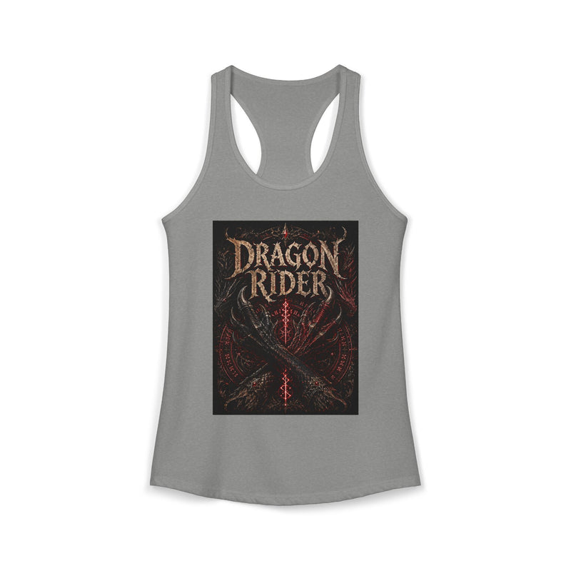Dragon Rider Tank Top – Epic Dragon Fantasy Graphic Tank | Medieval Adventure Summer Top | Fangs & Fairy Tales Gift