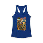 Beach Too Hard Skeleton Tank Top – Funny Beach Vacation Graphic Tank | Tropical Skeleton Summer Shirt | Coastal Vacation Gift