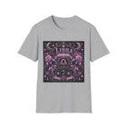 Libra Celestial Gothic Crest T-Shirt – Mystical Zodiac Astrology Graphic Tee | Moon & Roses Fantasy Shirt | Libra Horoscope Gift