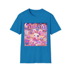 Libra Kawaii Bunny T-Shirt – Cute Zodiac Astrology Graphic Tee | Pastel Celestial Rabbit Shirt | Libra Horoscope Gift