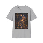 Leo Moonlit Lion Castle T-Shirt – Mystical Zodiac Astrology Graphic Tee | Celestial Fantasy Kingdom Shirt | Leo Horoscope Gift