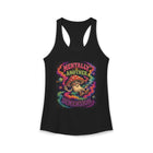 Mentally in Another Dimension Tank Top – Cannabis and Magic Mushroom Graphic Tank | Trippy Psychedelic Summer Top | Enchanted Haze Gift