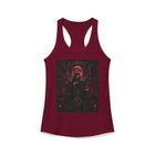 Scorpio Celestial Shadow Priestess Tank Top – Mystical Zodiac Astrology Graphic Tank | Dark Fantasy Moon Magic Summer Top | Scorpio Horoscope Gift