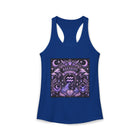 Aquarius Zodiac Crest Tank Top – Mystical Astrology Emblem Graphic Tank | Celestial Moon & Stars Summer Top | Aquarius Horoscope Gift