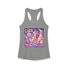 Cancer Kawaii Chibi Moon Girl Tank Top – Cute Zodiac Astrology Graphic Tank | Pastel Celestial Anime Summer Top | Cancer Horoscope Gift