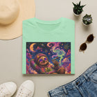 Stoner Sloth T-Shirt – Cannabis and Magic Mushroom Graphic Tee | Trippy Psychedelic Sloth Shirt | Enchanted Haze Gift