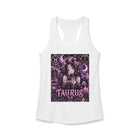 Taurus Pastel Goth Girl Tank Top – Cute Zodiac Astrology Graphic Tank | Celestial Gothic Anime Summer Top | Taurus Horoscope Gift