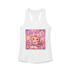 Virgo Kawaii Owl Tank Top – Cute Zodiac Astrology Graphic Tank | Pastel Celestial Book Lover Owl Summer Top | Virgo Horoscope Gift